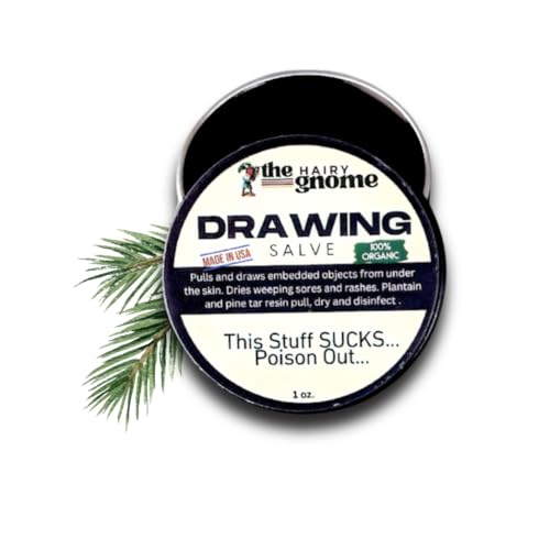 Serendipitous Summer Farms The Hairy Gnome- Drawing Salve | Organic First Aid | This Stuff Sucks... Poison Out. Plastic Free Company. Give a Sh$t About Nature.