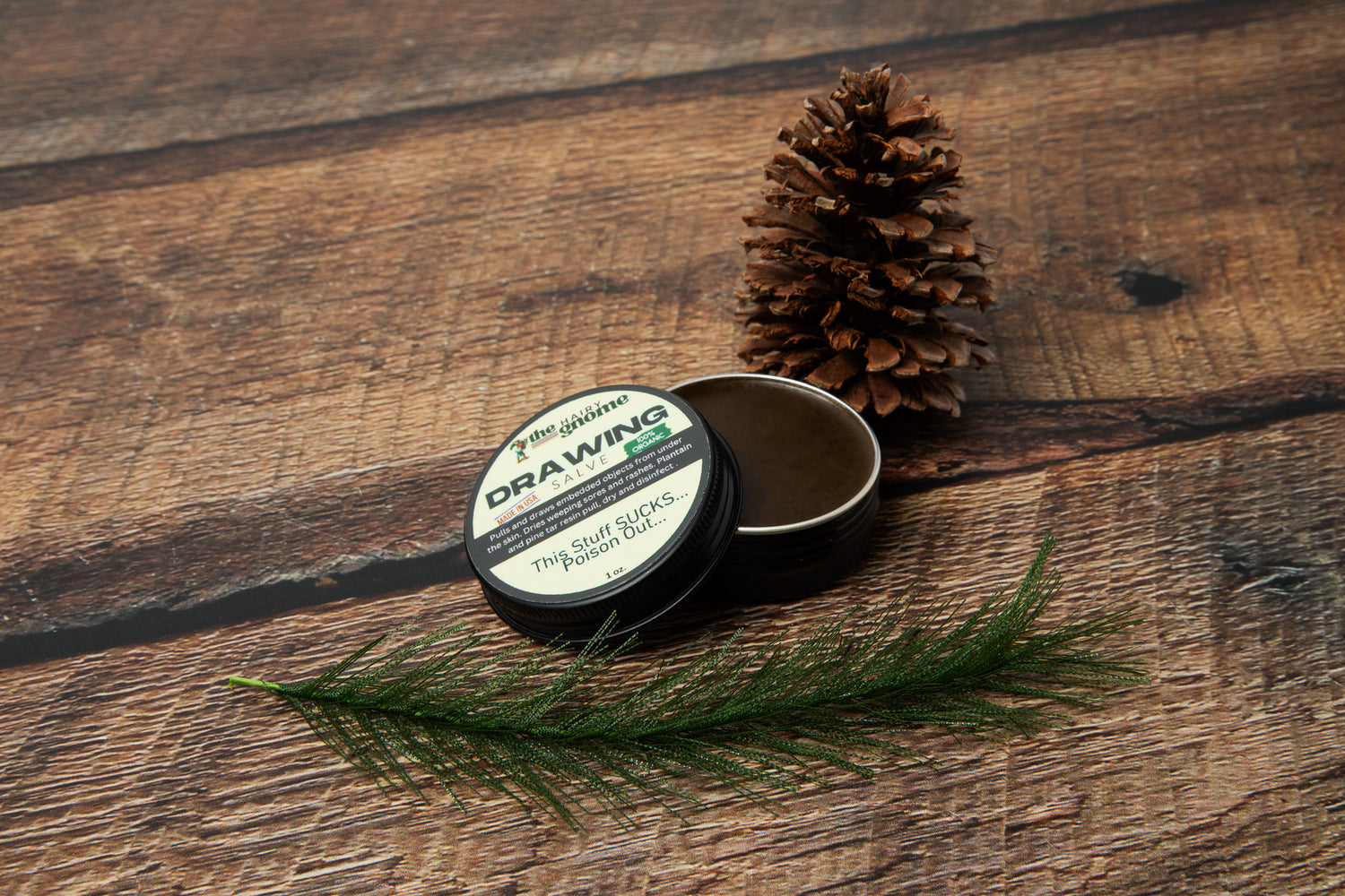The Hairy Gnome-Organic Hiker Ointments | Epic 6 pc. Gift Set | Plastic Free | Made in The U.S.A. | Helping You Conquer The World.