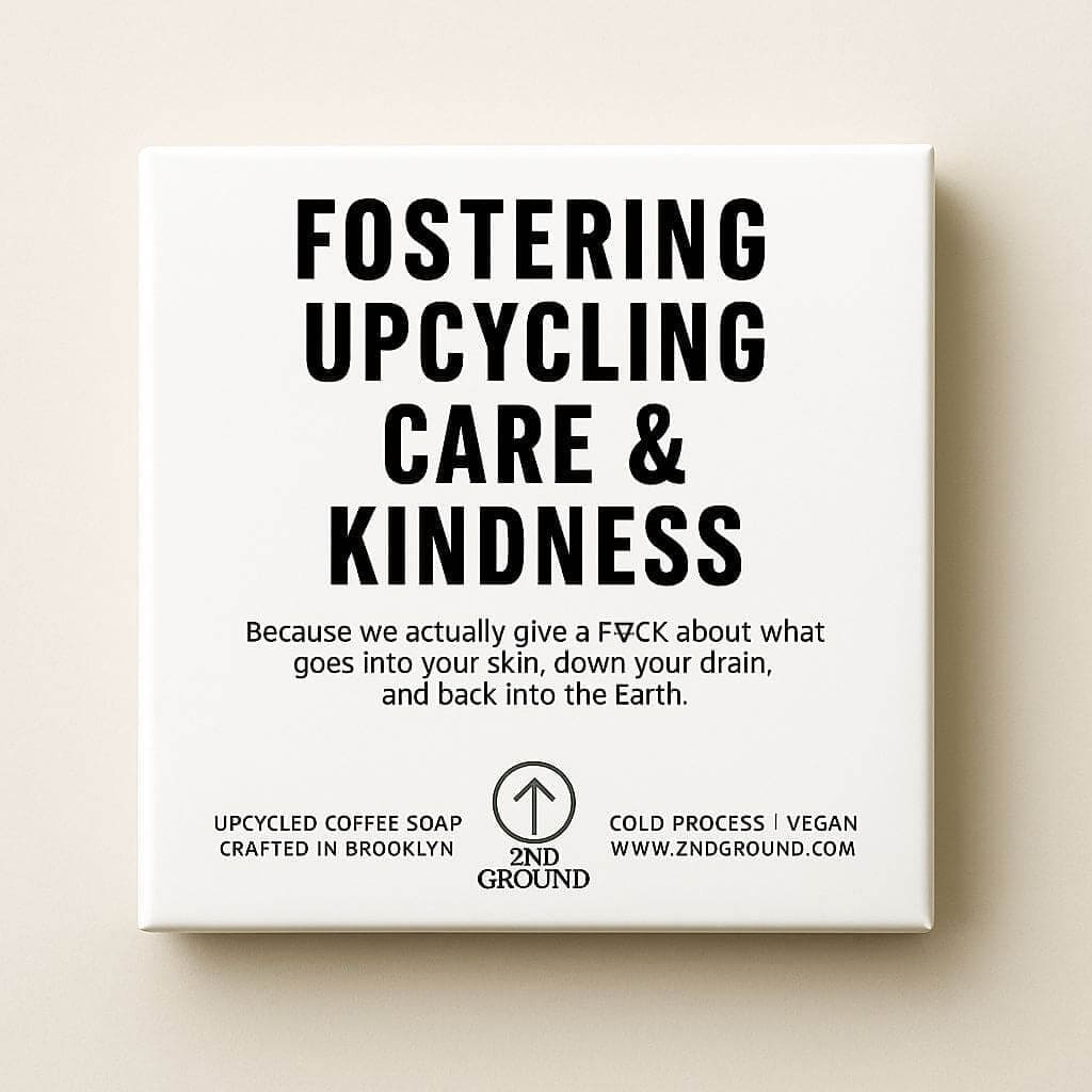 Cedar & Bay Leaf Upcycled Coffee Soap - Plastic-Free