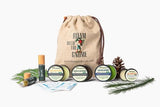 Serendipitous Summer Farms The Hairy Gnome-Organic Hiker Ointments | Epic 6 pc. Gift Set | Plastic Free | Made in The U.S.A. | Helping You Conquer The World.
